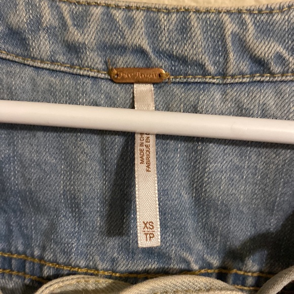 Free People jean tunic size XS - Picture 3 of 6